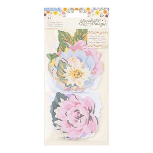 American Crafts Moonlight Magic Ephemera Floral Floral