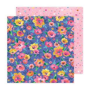 American Crafts Paige Evans Blooming Wild 2 Loose Paper Loose Paper 2 12 x 12 in