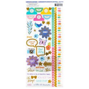 American Crafts Main Character Energy Cardstock Stickers Cardstock Stickers