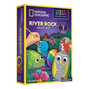 National Geographic Rock Painting Activity Kit Multicoloured