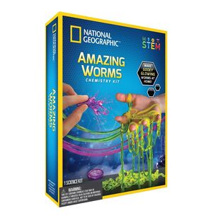 National Geographic Amazing Worms Chemistry Kit Multicoloured