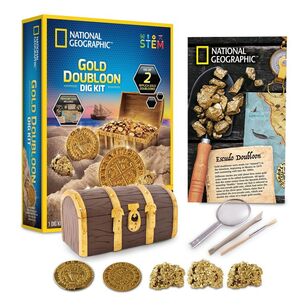 National Geographic Gold Doubloon Dig Kit Multicoloured
