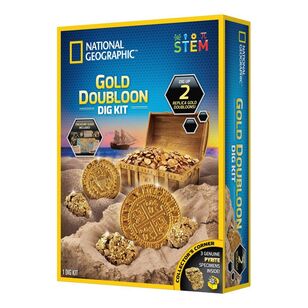 National Geographic Gold Doubloon Dig Kit Multicoloured