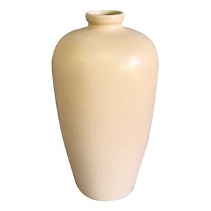 Ombre Home Dorothy Ceramic Vase Yellow 18.5 x 18.5 x 33.7 cm