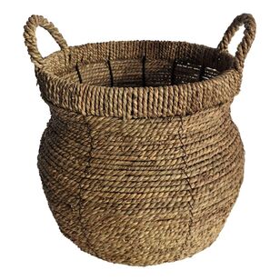 Ombre Home Ainsley Woven Planter Natural 29.5 x 30 cm