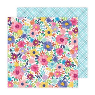 American Crafts Paige Evans Blooming Wild 24 Loose Paper Loose Paper 24 12 x 12 in
