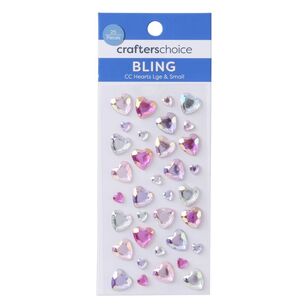 Crafters Choice Hearts Bling Hearts S - M