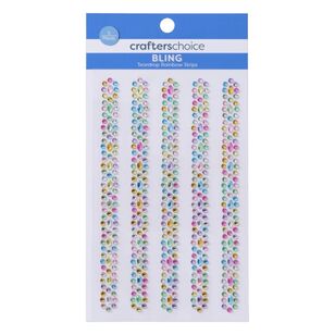 Crafters Choice Bling Teardrop Strips Teardrop Rainbow Strips