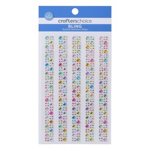 Crafters Choice Bling Bubble Strips Rainbow Bubble Strips