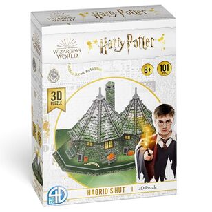 Harry Potter Hagrid's Hut 3D Puzzle Multicoloured