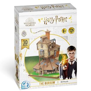 Harry Potter The Burrow 3D Puzzle Multicoloured