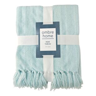 Ombre Home Indie Throw Blue 127 x 152 cm