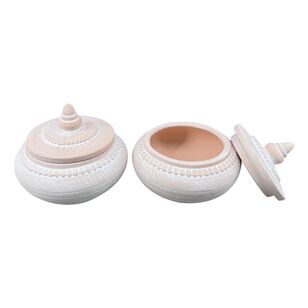 Ombre Home Harper Ceramic Pot White 20.5 x 25 cm