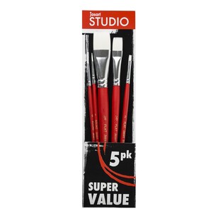 Jasart Studio Super Value Brush Set 5 Pack Multicoloured