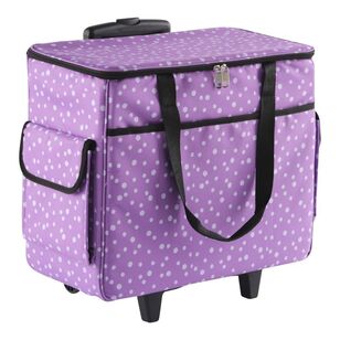 Maria George Lilac Spot Sewing Trolley Bag Lilac Spot