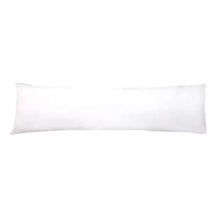 Logan & Mason 300 Thread Count Cotton Body Pillowcase White