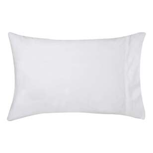 Logan & Mason 300 Thread Count Cotton 2 Pack Pillowcases White Standard