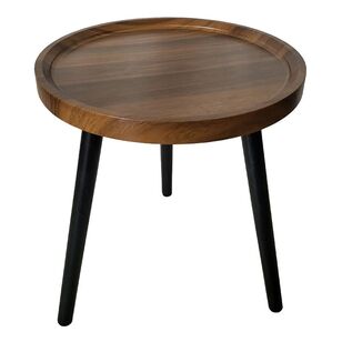 Ombre Home Palm Cove Table Black & Natural 40 x 45 cm