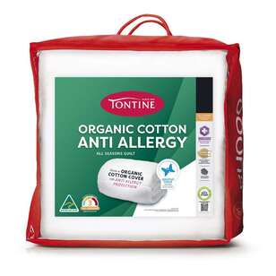 Tontine Organic Cotton Anti Allergy Quilt White