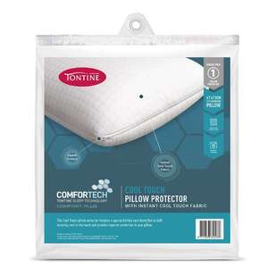 Tontine Comfortech Cool Touch Pillow Protector White Standard