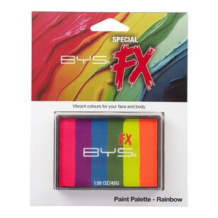 Bys Sfx Rainbow Face and Body Paint Palette Multicoloured 45 g