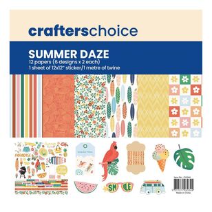 Crafters Choice Paper Collection Summer Daze Multicoloured