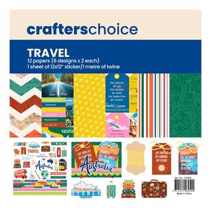 Crafters Choice Paper Collection Travel Multicoloured