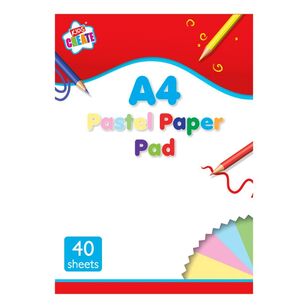Artwrap Kids Create Pastel 40 Sheet A4 Paper Pad Pastel A4