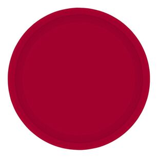 Amscan 17cm Paper Plate Round 20Pk Red 17 cm