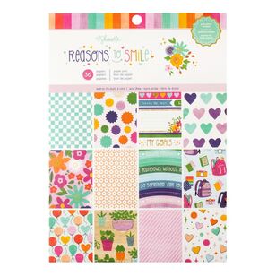 American Crafts Shimelle Reasons To Smile Paper Pad Multicoloured