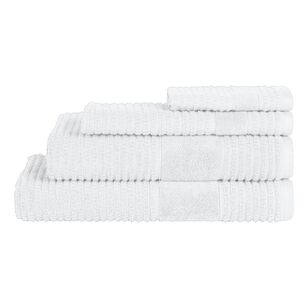 Luxury Living Hamilton 550GSM Towel Collection White
