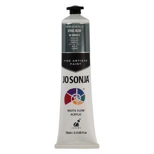 Jo Sonja Premium Metallic Acrylic Paint Series 3 Steel Blue