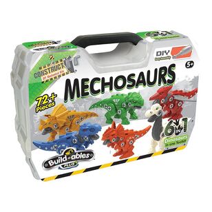 Buildables Plus Construct-It! Buildables Plus 6 In 1 Mechosaurs Multicoloured ...