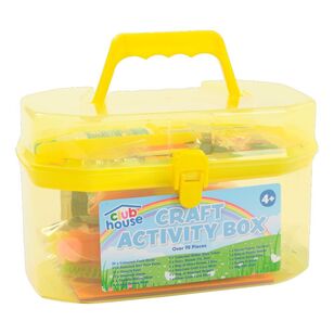 Yellow Activity Box Club House Craft Activity Box Yellow | Spotlight Australia
