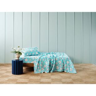 Cathie Maney Daisy Sheet Set Daisy Blue Double