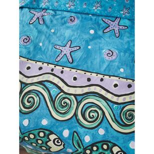 Cathie Maney Whitsunday Tide Quilt Cover Set Blue Queen