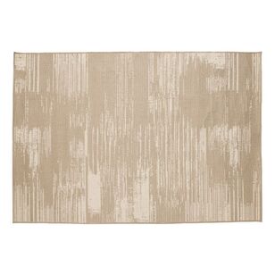 Spotlight Rugs Luxury Living Striation Indoor/Outdoor Rug Natural 70 x 150 cm ...