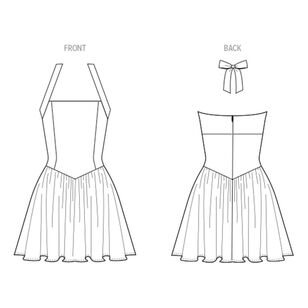 McCall's M8578 Misses' Dress Patterns White 4 - 12 (Paper) | Spotlight ...