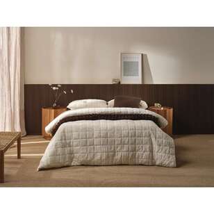 KOO Stevie Teddy Quilt Cover Set Winter White Single | Spotlight Australia