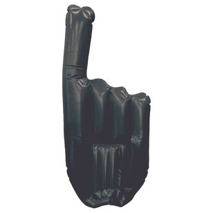 Hand Grip Inflatable Anagram Inflatable Hand Black | Spotlight Australia