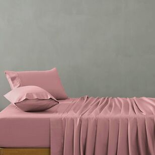 Thread Count Rose Pn Brampton House 225 Thread Count Cotton Sheet Set Rose | Spotlight Australia