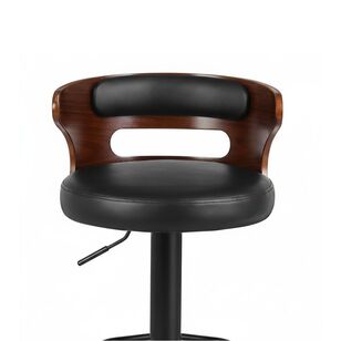 Artiss 4 Piece Adjustable Bentwood Bar Stool Set Black | Spotlight ...