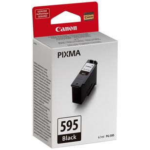 Black Ink Text Print Canon PG595 Ink Cartridge Black | Spotlight Australia
