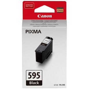 Black Ink Text Print Canon PG595 Ink Cartridge Black | Spotlight Australia