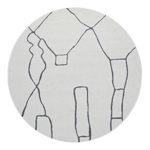 Off White Rug Roumd Rug Culture Paradise Amy Round Rug Off White | Spotlight Australia