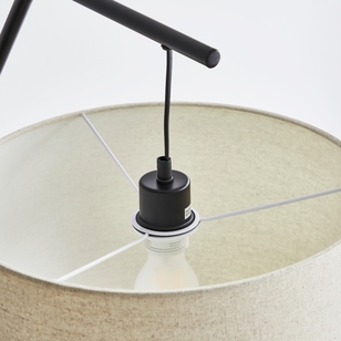 Cooper & Co Astrid Floor Lamp Black 165 cm