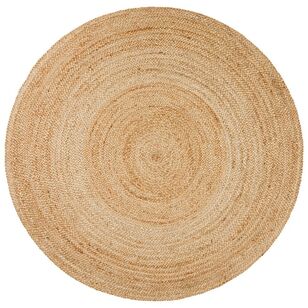 200x200 Round Rug Rug Culture Atrium Polo 2 Round Rug Natural 200 x 200 cm | Spotlight ...