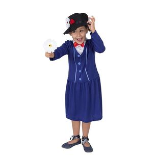 Mary Poppins Kids Costume Multicoloured