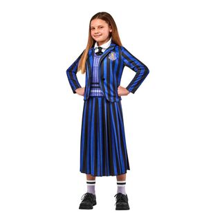 Nevermore Blue Academy Uniform (Netflix Wednesday) Multicoloured