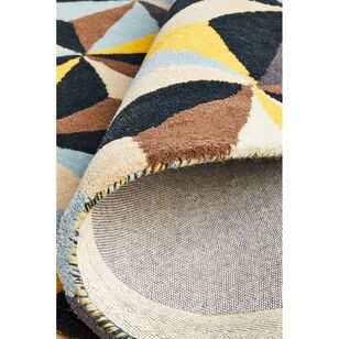 Rug Culture Matrix 900 Round Rug Multicoloured